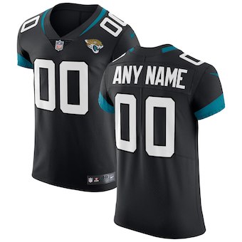 Men's Jacksonville Jaguars Black Vapor Untouchable Custom Elite NFL Stitched Jersey